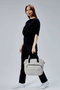 Zoozie Bags Bolsa Tote de Lona Gris